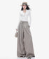 Drape Belt Wide Slacks