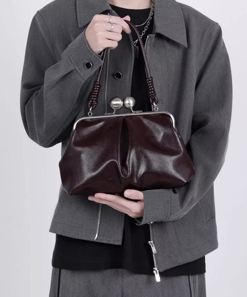 Metal Clasp Soft Bag