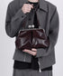 Metal Clasp Soft Bag