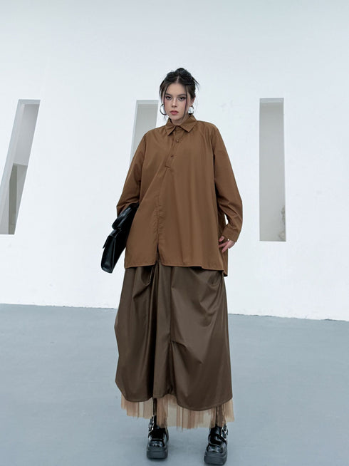 Glitter Knit Vest&Minimal Layered Shirt Series