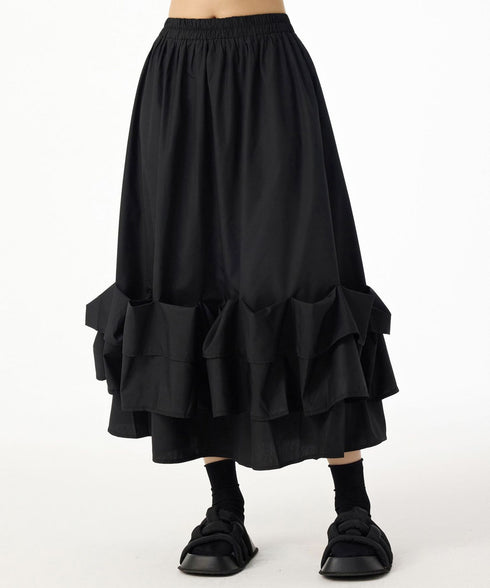 Frill Curve Skirt