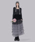 Cascade Frill Long Skirt