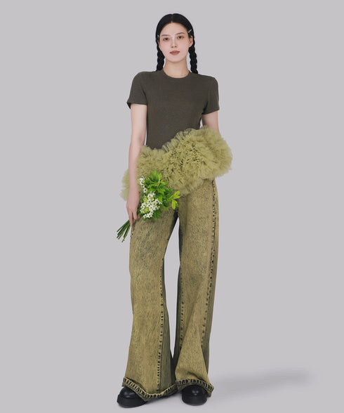 Orphina Ruffle Hem Top