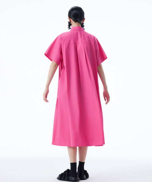 Graphic Flare Shirt Dress