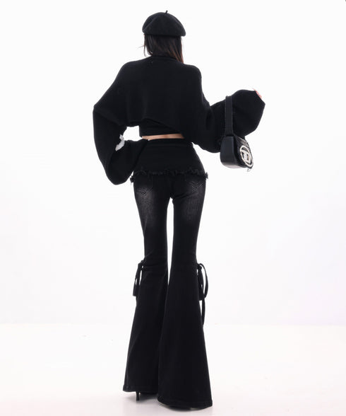 Bicolor Zip Top & Skirt Co-ord