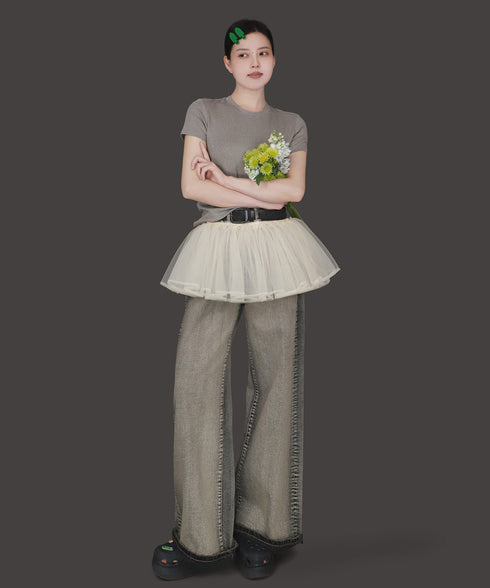 Halo Flare Mini Skirt