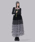 Cascade Frill Long Skirt
