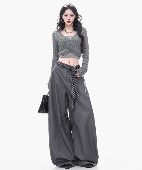 Structured Volume Wide Pants