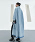 Washed Long Denim Coat