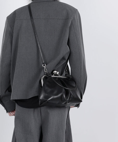 Metal Clasp Soft Bag