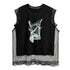 Mesh Overlay Graphic Tank