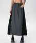Dual Panel Buttoned Skirt