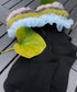 Halo Frill Rib Socks