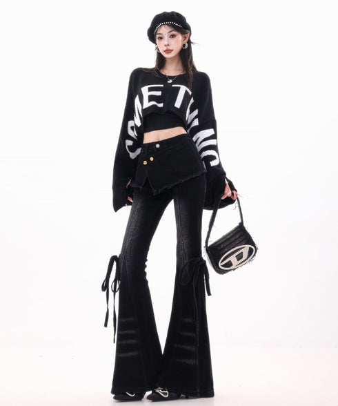 Bicolor Zip Top & Skirt Co-ord