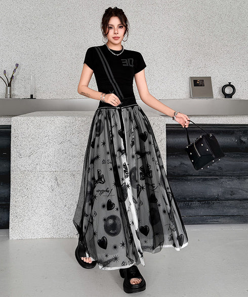 Veil Mark Skirt