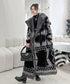Fringe Pattern Long Coat