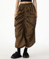 Gather Curve Skirt