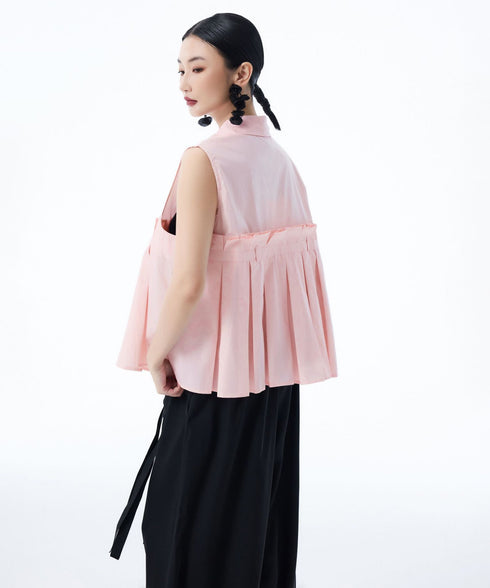 Nivelle Pleat Blouse