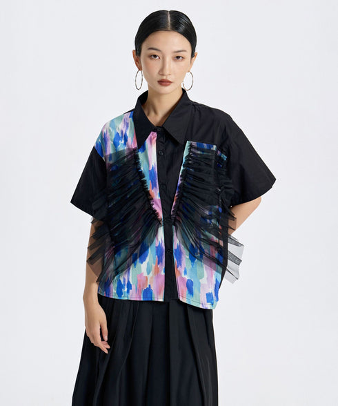Prism Pleat Blouse