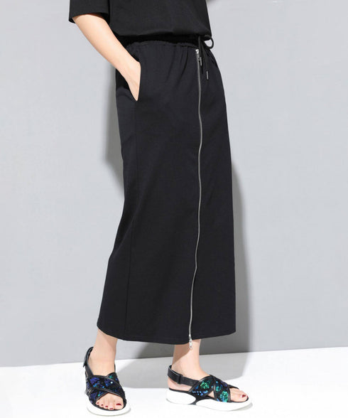 Center Zip Wide Pants