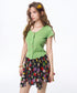 Mellow Rib Button Top