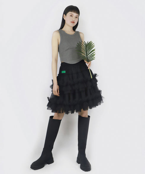 Cascade Ruffle Skirt