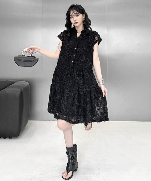 Rosette Tier Dress