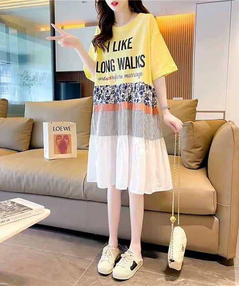 Patch Walk Dress