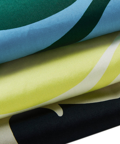 Wave Pattern Short Sleeve Shirt