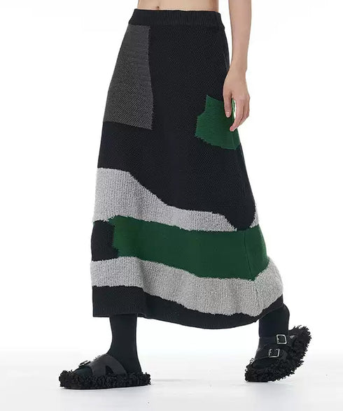 Abstract Block Knit Series