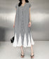 Stripe Veil Dress