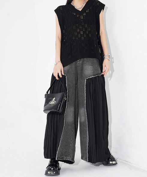 Panel Pleat Pants