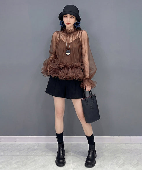Ruffle Mist Blouse
