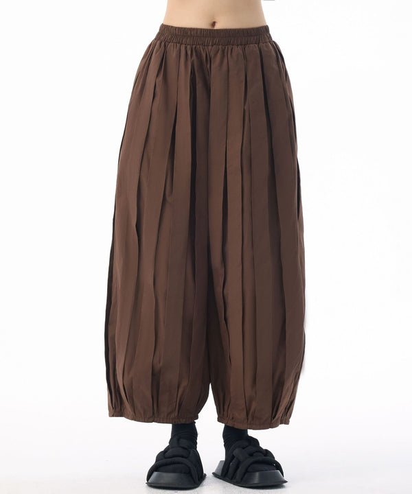 Pleated Volume Balloon Pants