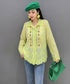Scallop Veil Blouse