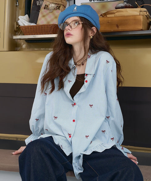 Cherry Veil Blouse