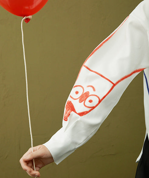 Doodle Collar Blouse