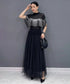 Fringe Veil Top&Skirt Co-ord