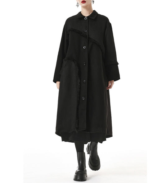Fringe Texture Mix Coat