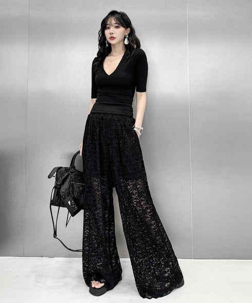 Lace Drift Pants