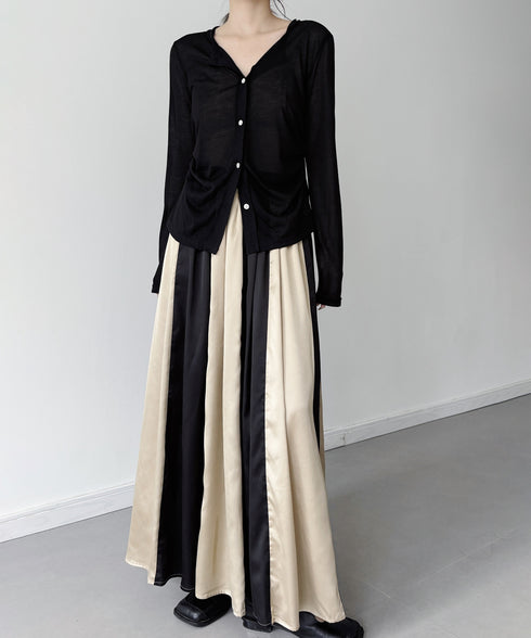 Soft Twist Button Cardigan