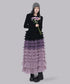 Cascade Frill Long Skirt