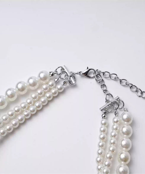 Multi Strand Pearl Necklace