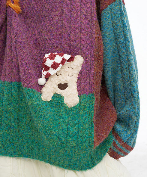 Patch Charm Sweater
