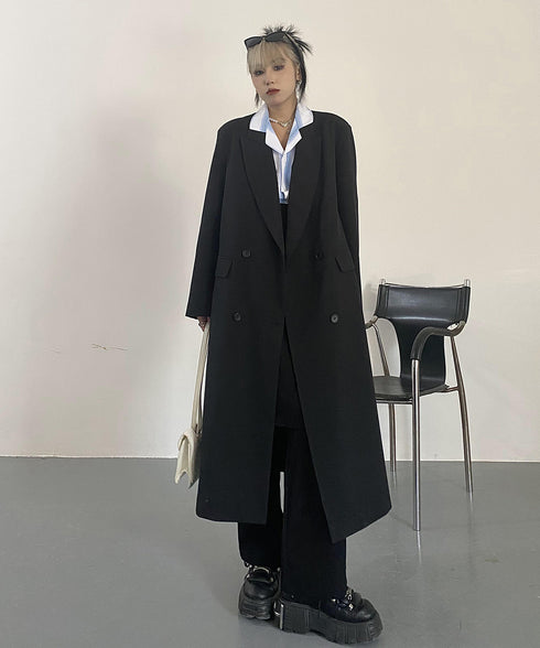 Modern Double Long Coat