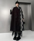 Wave Pattern Double Coat