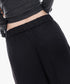 Gradient Hem Wide Slacks