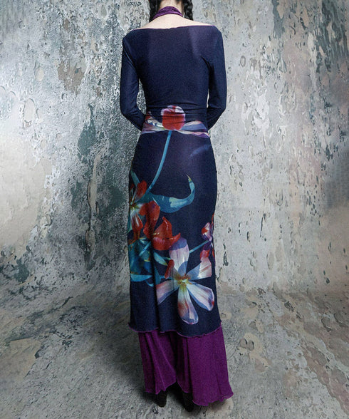 Flora Pleat Dress