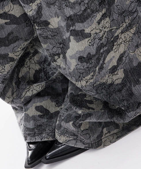 Shadow Camo Wide Pants