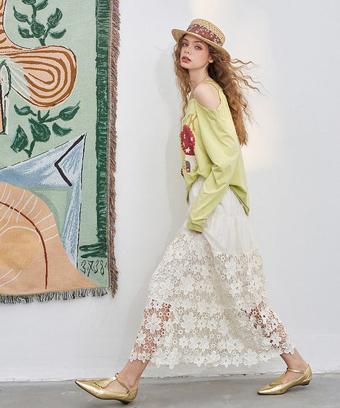 Lace Meadow Tier Skirt